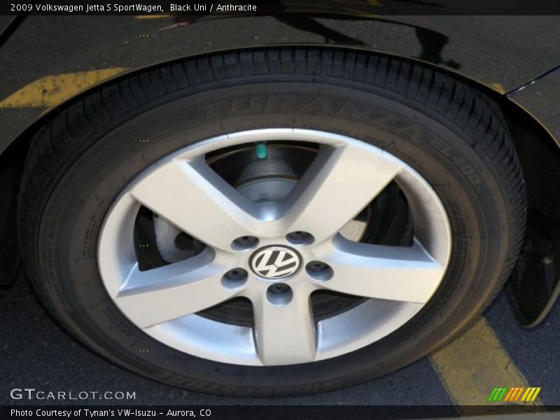 Black Uni / Anthracite 2009 Volkswagen Jetta S SportWagen