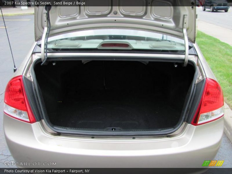 Sand Beige / Beige 2007 Kia Spectra EX Sedan