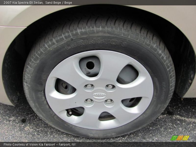 Sand Beige / Beige 2007 Kia Spectra EX Sedan