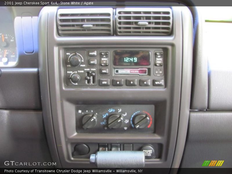 Stone White / Agate 2001 Jeep Cherokee Sport 4x4