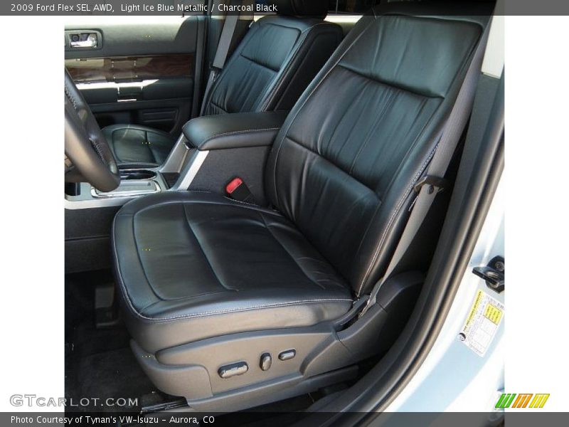 Light Ice Blue Metallic / Charcoal Black 2009 Ford Flex SEL AWD