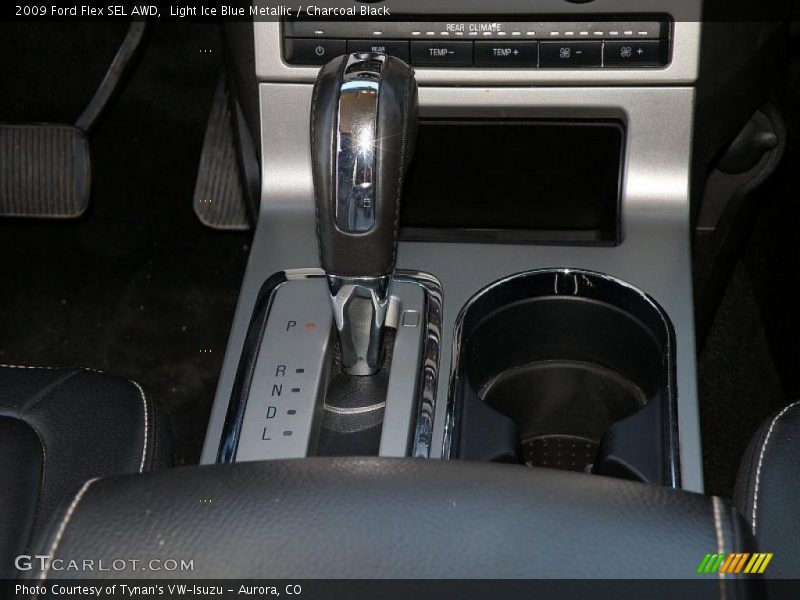 Light Ice Blue Metallic / Charcoal Black 2009 Ford Flex SEL AWD