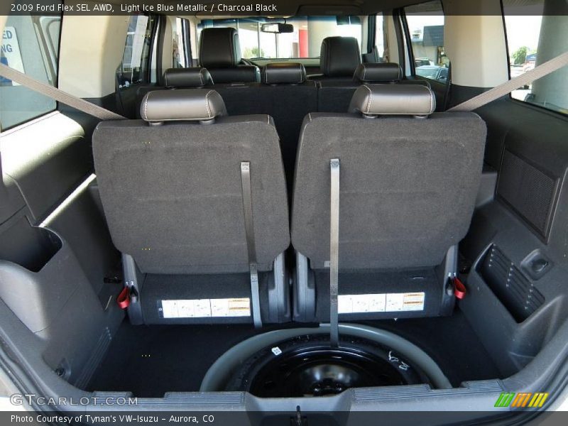 Light Ice Blue Metallic / Charcoal Black 2009 Ford Flex SEL AWD