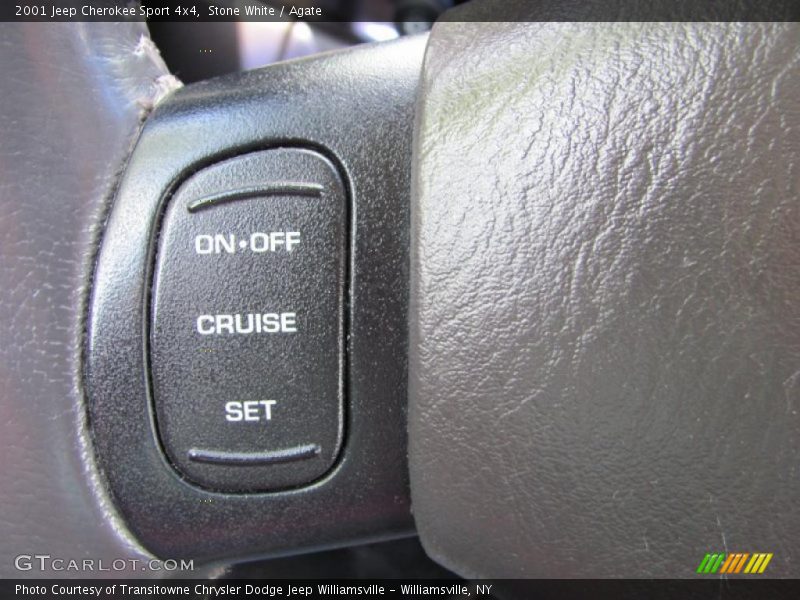 Stone White / Agate 2001 Jeep Cherokee Sport 4x4