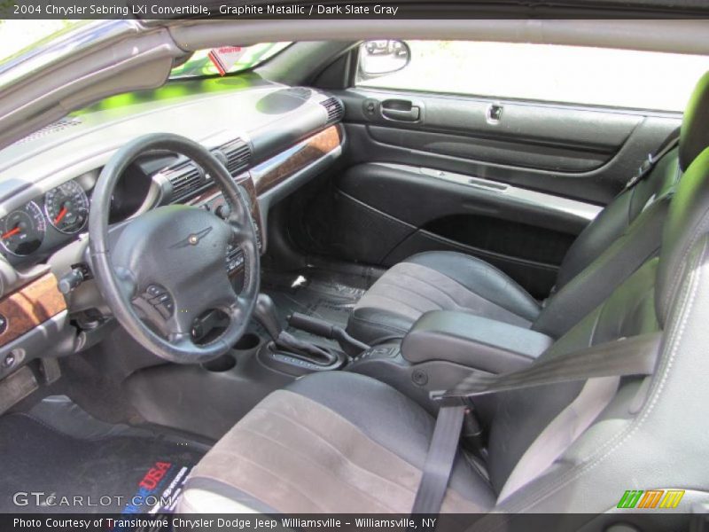 Graphite Metallic / Dark Slate Gray 2004 Chrysler Sebring LXi Convertible