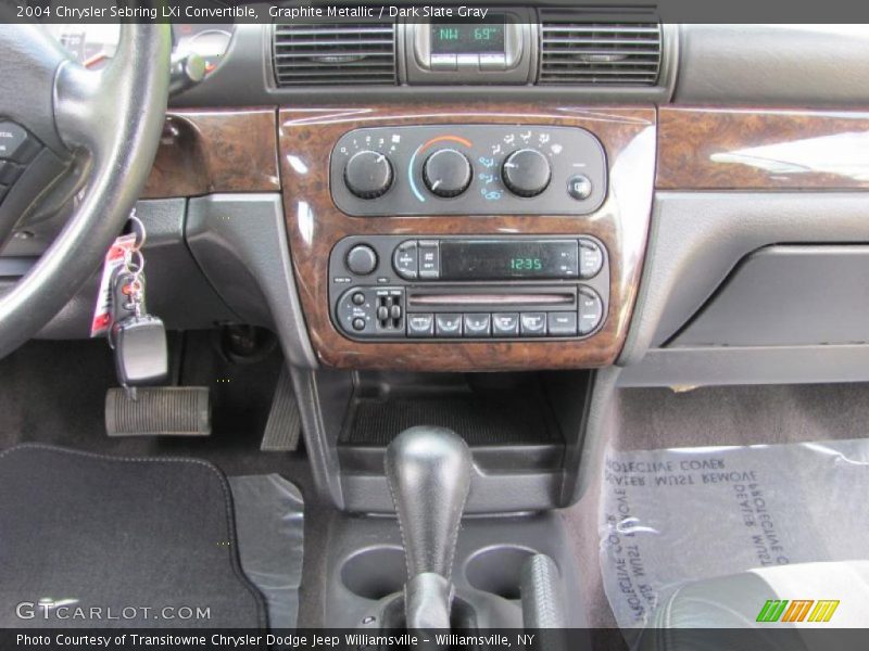 Graphite Metallic / Dark Slate Gray 2004 Chrysler Sebring LXi Convertible