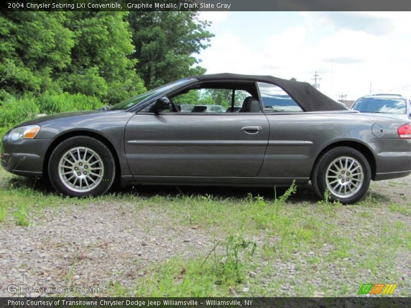 Graphite Metallic / Dark Slate Gray 2004 Chrysler Sebring LXi Convertible