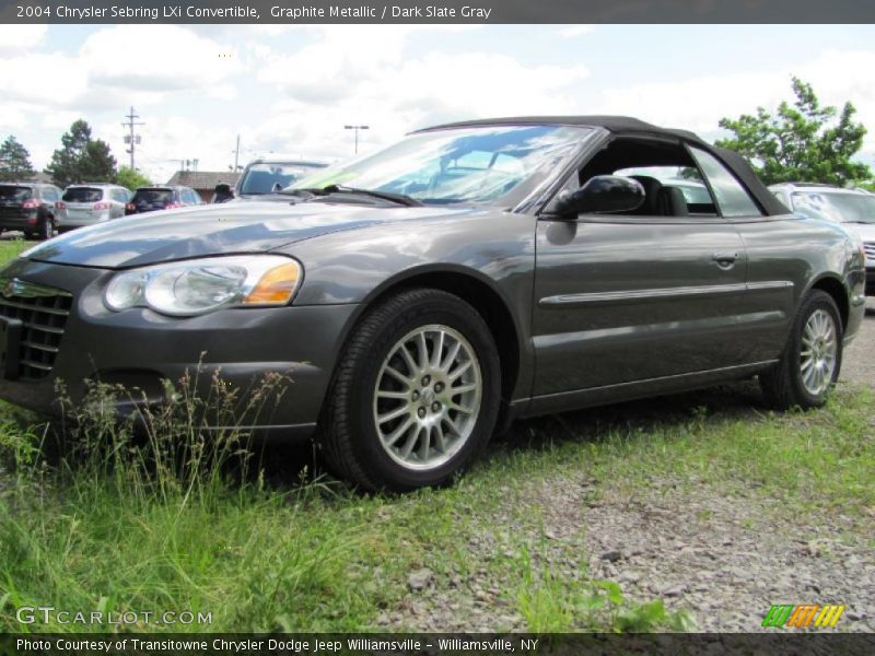 Graphite Metallic / Dark Slate Gray 2004 Chrysler Sebring LXi Convertible