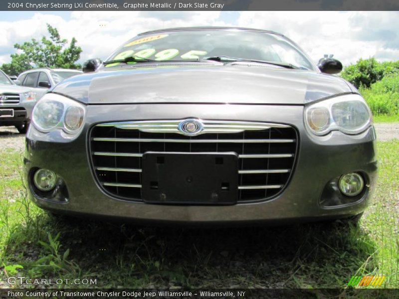Graphite Metallic / Dark Slate Gray 2004 Chrysler Sebring LXi Convertible