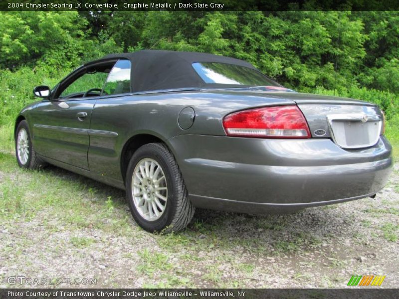 Graphite Metallic / Dark Slate Gray 2004 Chrysler Sebring LXi Convertible