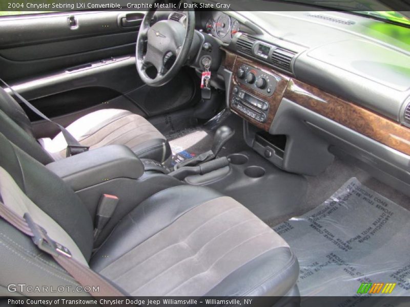 Graphite Metallic / Dark Slate Gray 2004 Chrysler Sebring LXi Convertible