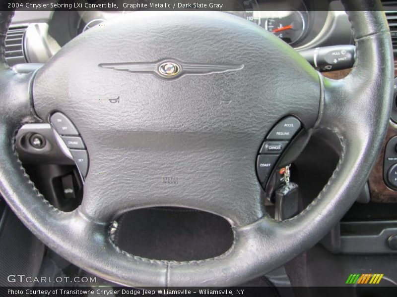 Graphite Metallic / Dark Slate Gray 2004 Chrysler Sebring LXi Convertible