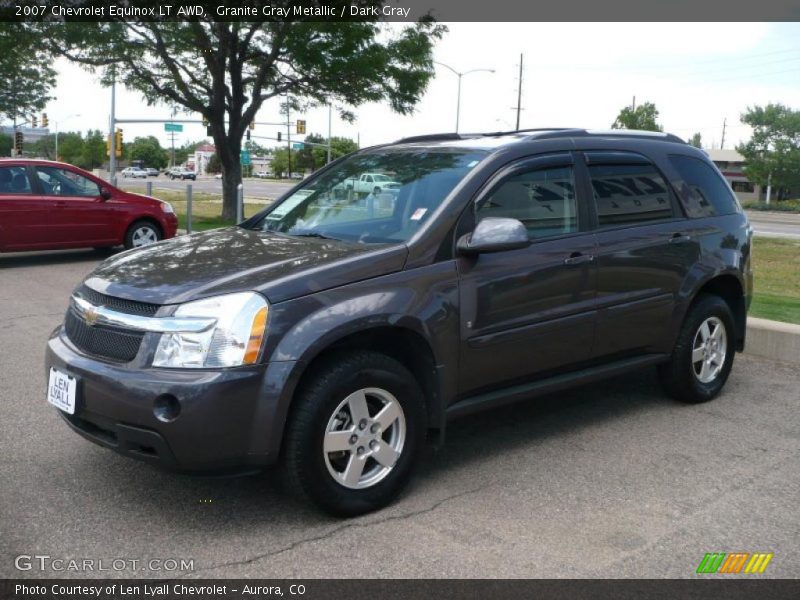 Granite Gray Metallic / Dark Gray 2007 Chevrolet Equinox LT AWD