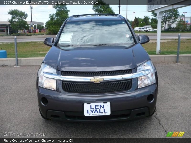 Granite Gray Metallic / Dark Gray 2007 Chevrolet Equinox LT AWD