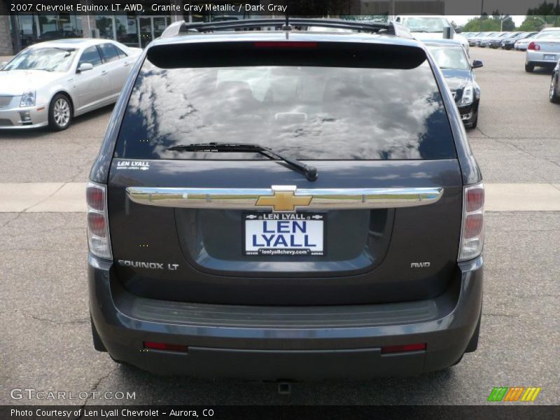 Granite Gray Metallic / Dark Gray 2007 Chevrolet Equinox LT AWD