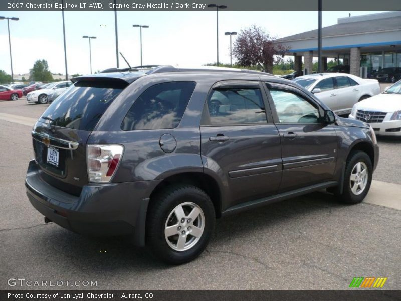Granite Gray Metallic / Dark Gray 2007 Chevrolet Equinox LT AWD