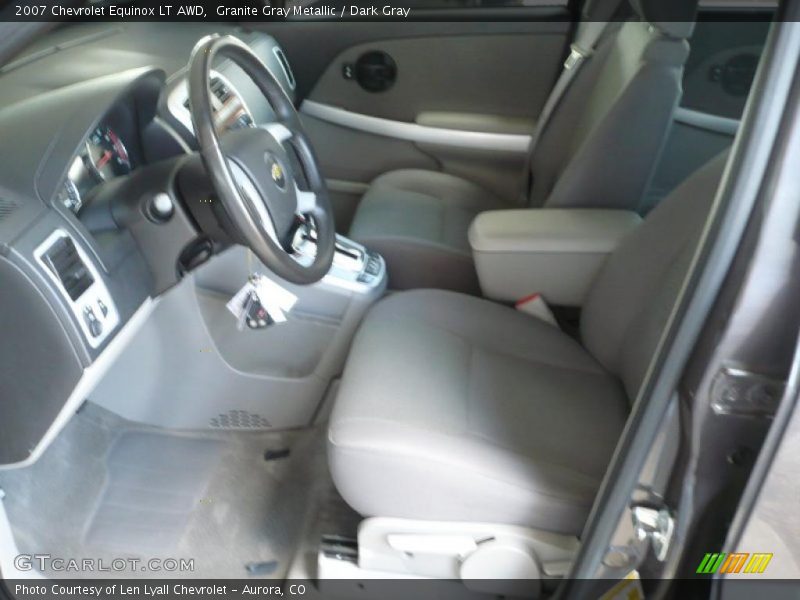 Granite Gray Metallic / Dark Gray 2007 Chevrolet Equinox LT AWD