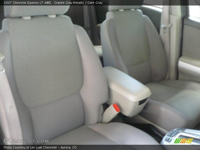 Granite Gray Metallic / Dark Gray 2007 Chevrolet Equinox LT AWD