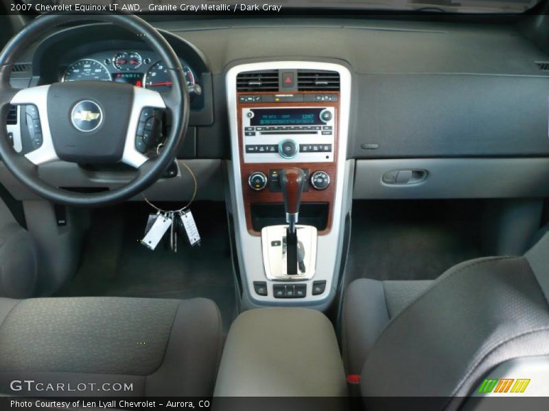 Granite Gray Metallic / Dark Gray 2007 Chevrolet Equinox LT AWD