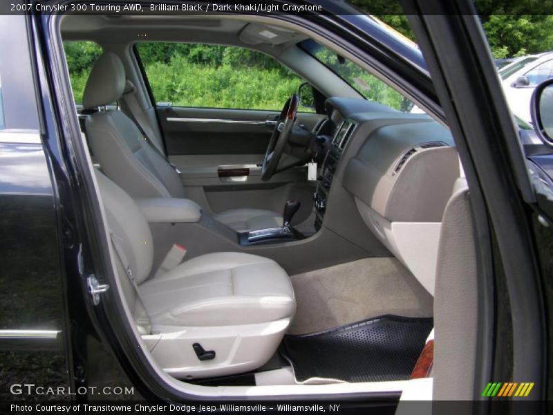 Brilliant Black / Dark Khaki/Light Graystone 2007 Chrysler 300 Touring AWD
