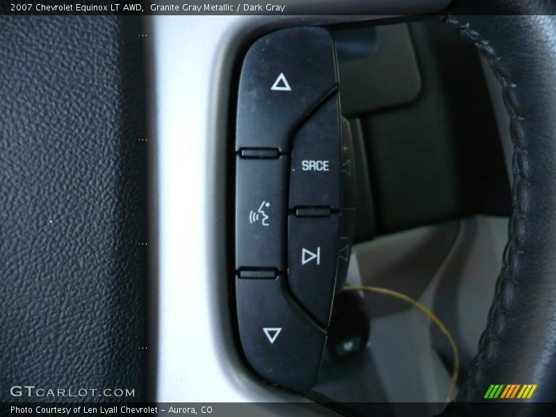 Granite Gray Metallic / Dark Gray 2007 Chevrolet Equinox LT AWD