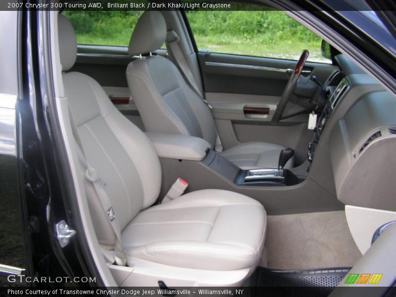 Brilliant Black / Dark Khaki/Light Graystone 2007 Chrysler 300 Touring AWD