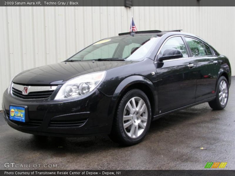 Techno Gray / Black 2009 Saturn Aura XR