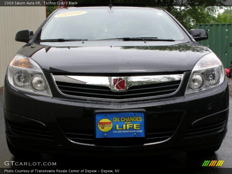 Techno Gray / Black 2009 Saturn Aura XR