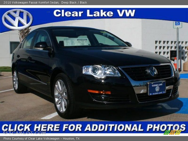 Deep Black / Black 2010 Volkswagen Passat Komfort Sedan