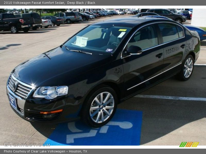 Deep Black / Black 2010 Volkswagen Passat Komfort Sedan
