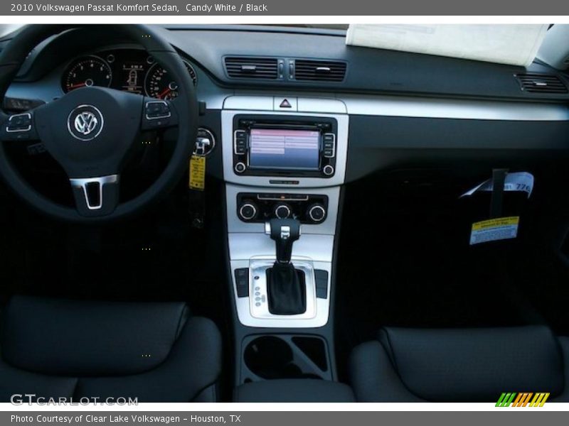 Candy White / Black 2010 Volkswagen Passat Komfort Sedan