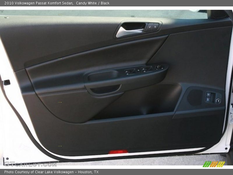 Candy White / Black 2010 Volkswagen Passat Komfort Sedan