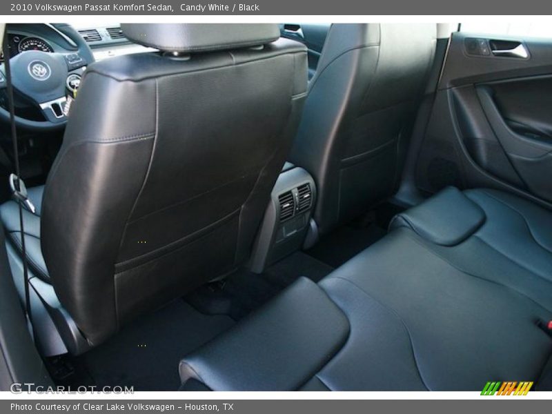 Candy White / Black 2010 Volkswagen Passat Komfort Sedan