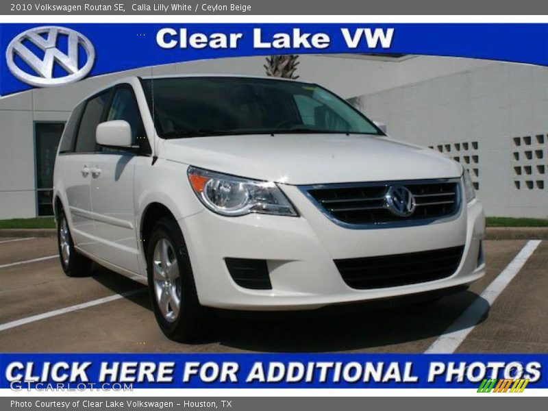 Calla Lilly White / Ceylon Beige 2010 Volkswagen Routan SE