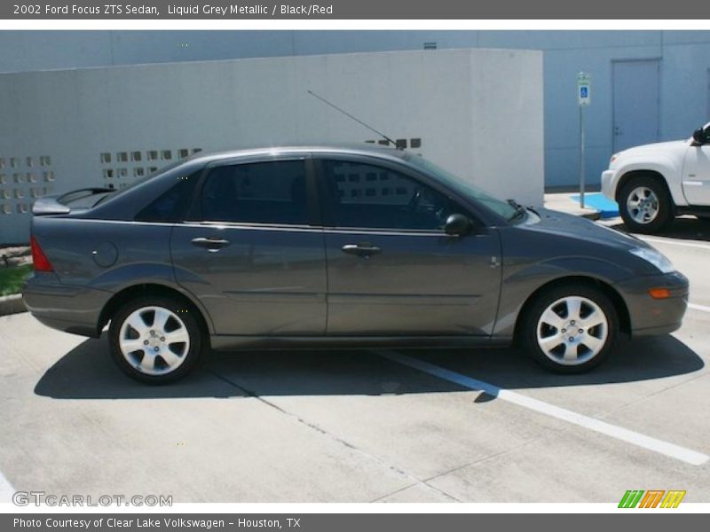 Liquid Grey Metallic / Black/Red 2002 Ford Focus ZTS Sedan