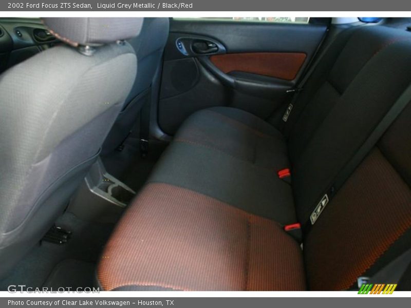 Liquid Grey Metallic / Black/Red 2002 Ford Focus ZTS Sedan