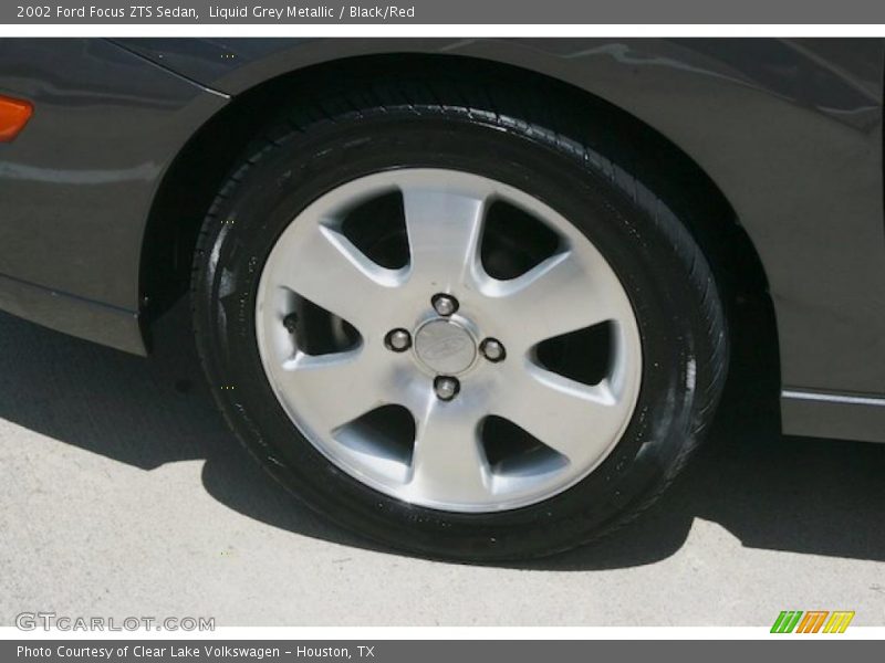 Liquid Grey Metallic / Black/Red 2002 Ford Focus ZTS Sedan