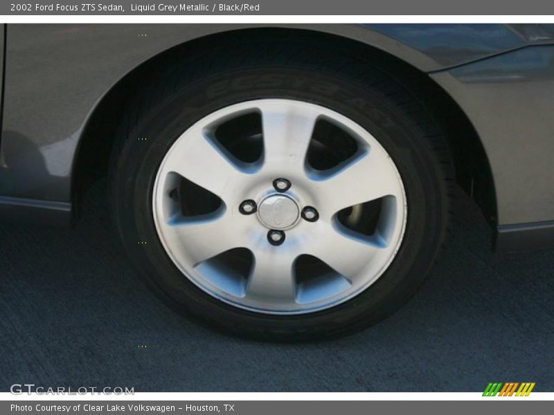 Liquid Grey Metallic / Black/Red 2002 Ford Focus ZTS Sedan