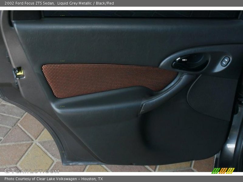 Liquid Grey Metallic / Black/Red 2002 Ford Focus ZTS Sedan