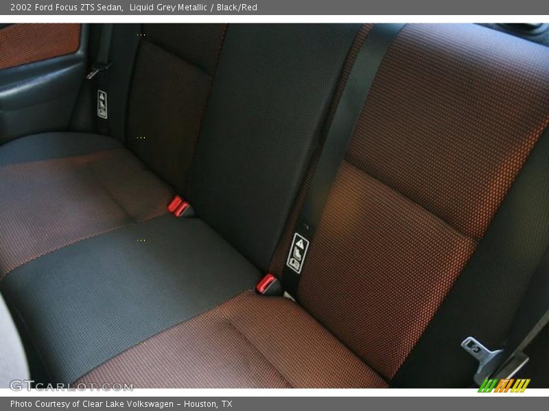 Liquid Grey Metallic / Black/Red 2002 Ford Focus ZTS Sedan