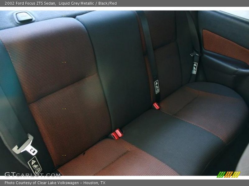 Liquid Grey Metallic / Black/Red 2002 Ford Focus ZTS Sedan