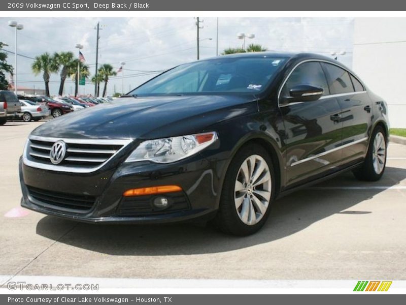 Deep Black / Black 2009 Volkswagen CC Sport