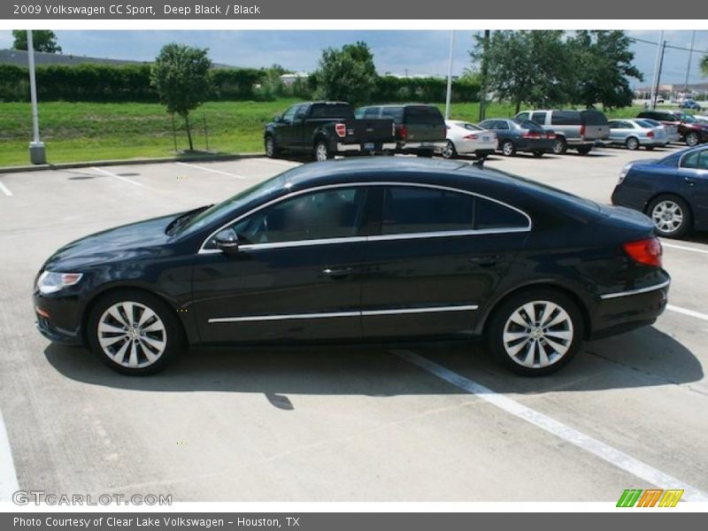 Deep Black / Black 2009 Volkswagen CC Sport