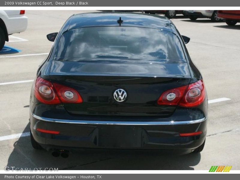 Deep Black / Black 2009 Volkswagen CC Sport