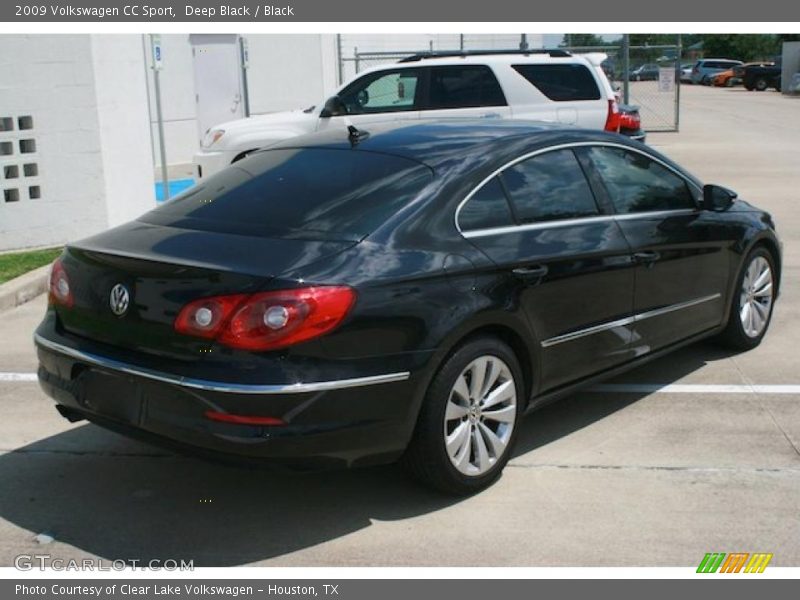 Deep Black / Black 2009 Volkswagen CC Sport