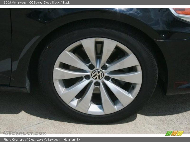Deep Black / Black 2009 Volkswagen CC Sport