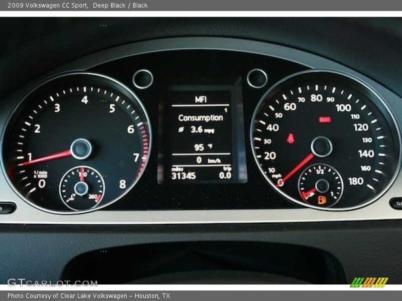 Deep Black / Black 2009 Volkswagen CC Sport
