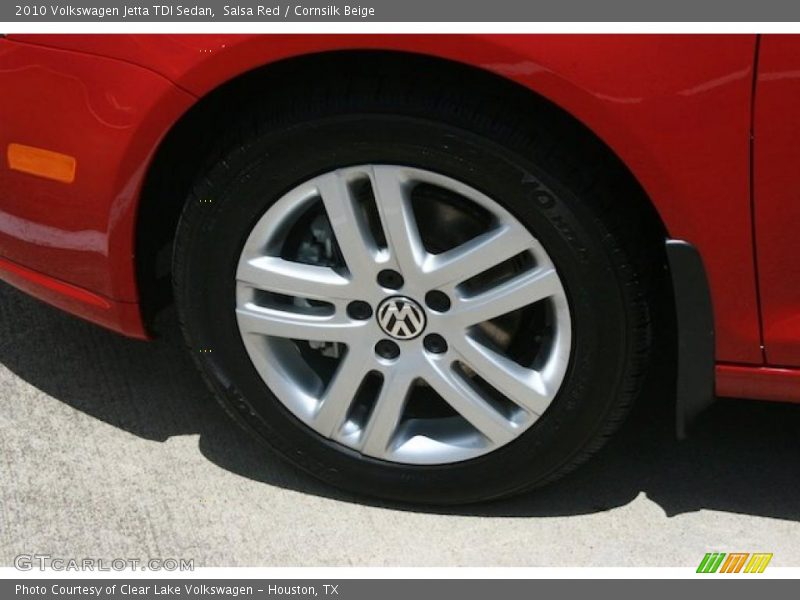 Salsa Red / Cornsilk Beige 2010 Volkswagen Jetta TDI Sedan