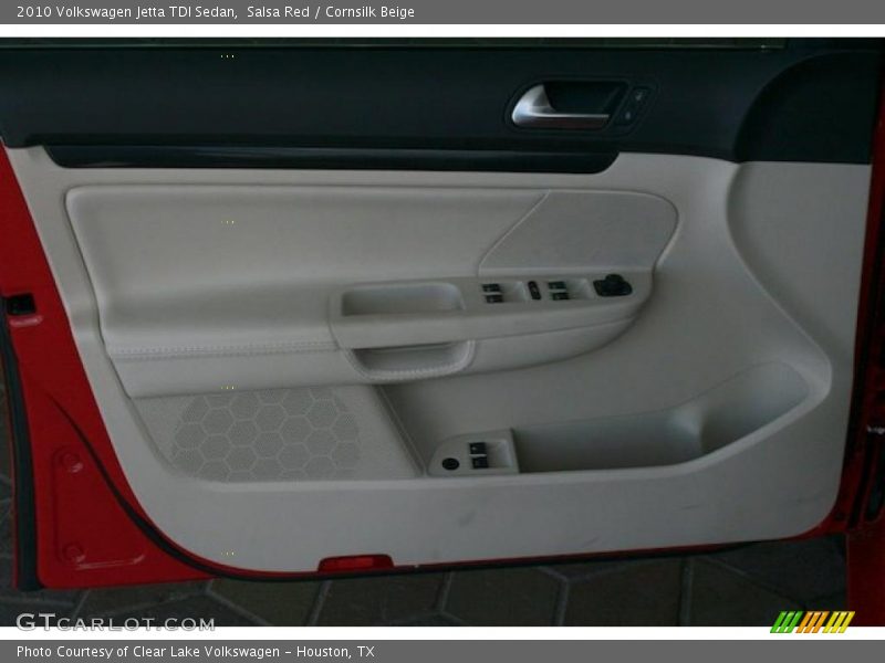Salsa Red / Cornsilk Beige 2010 Volkswagen Jetta TDI Sedan