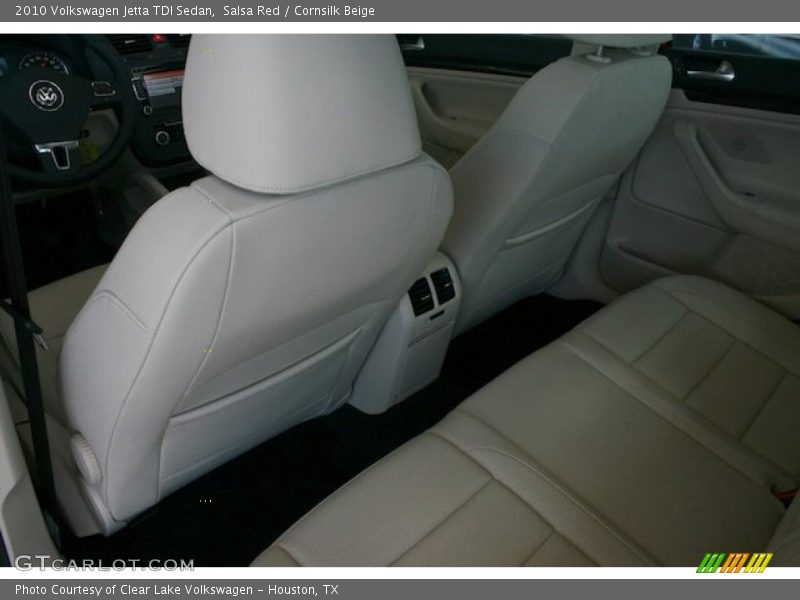 Salsa Red / Cornsilk Beige 2010 Volkswagen Jetta TDI Sedan